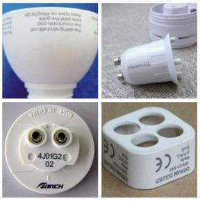 LED灯具3D曲面激光打标样品